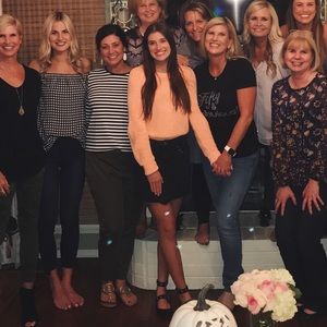 FREE PEOPLE orange sweater